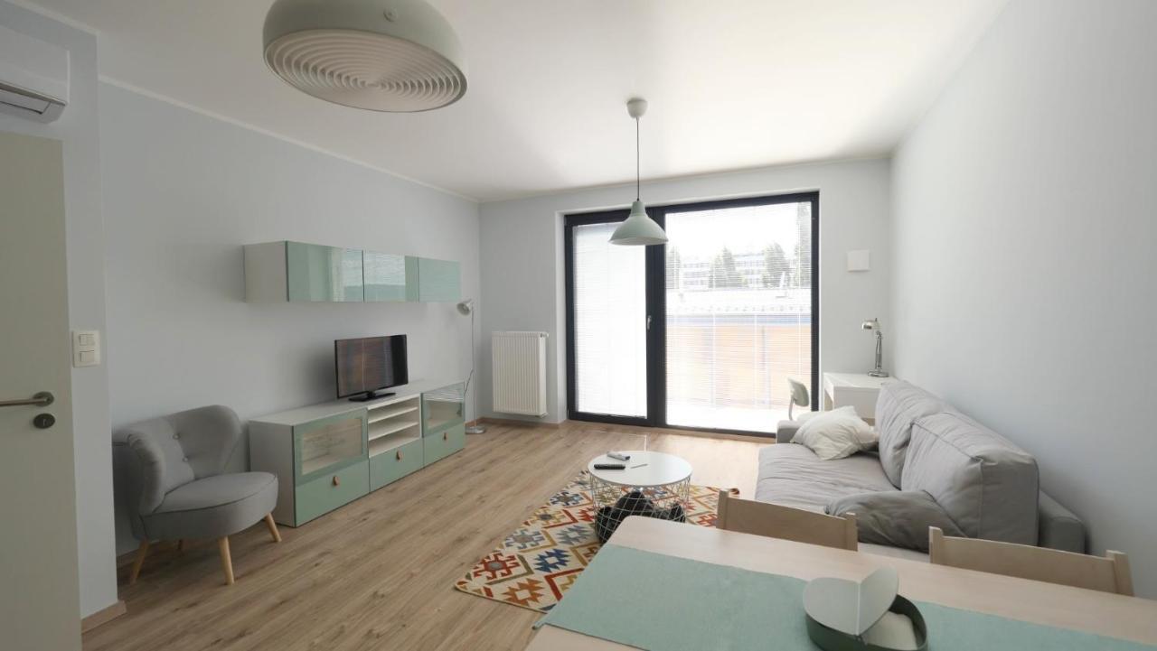Air-Conditioned, 2 Room Apartment With Terrace Братислава Экстерьер фото
